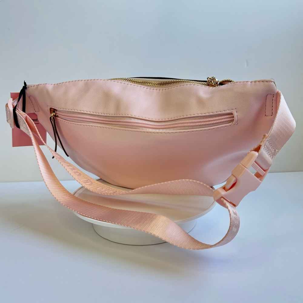 Juicy Couture YK2 Queen of everything Fanny Bag Cafe/ Powder Blush - Picture 4 of 16